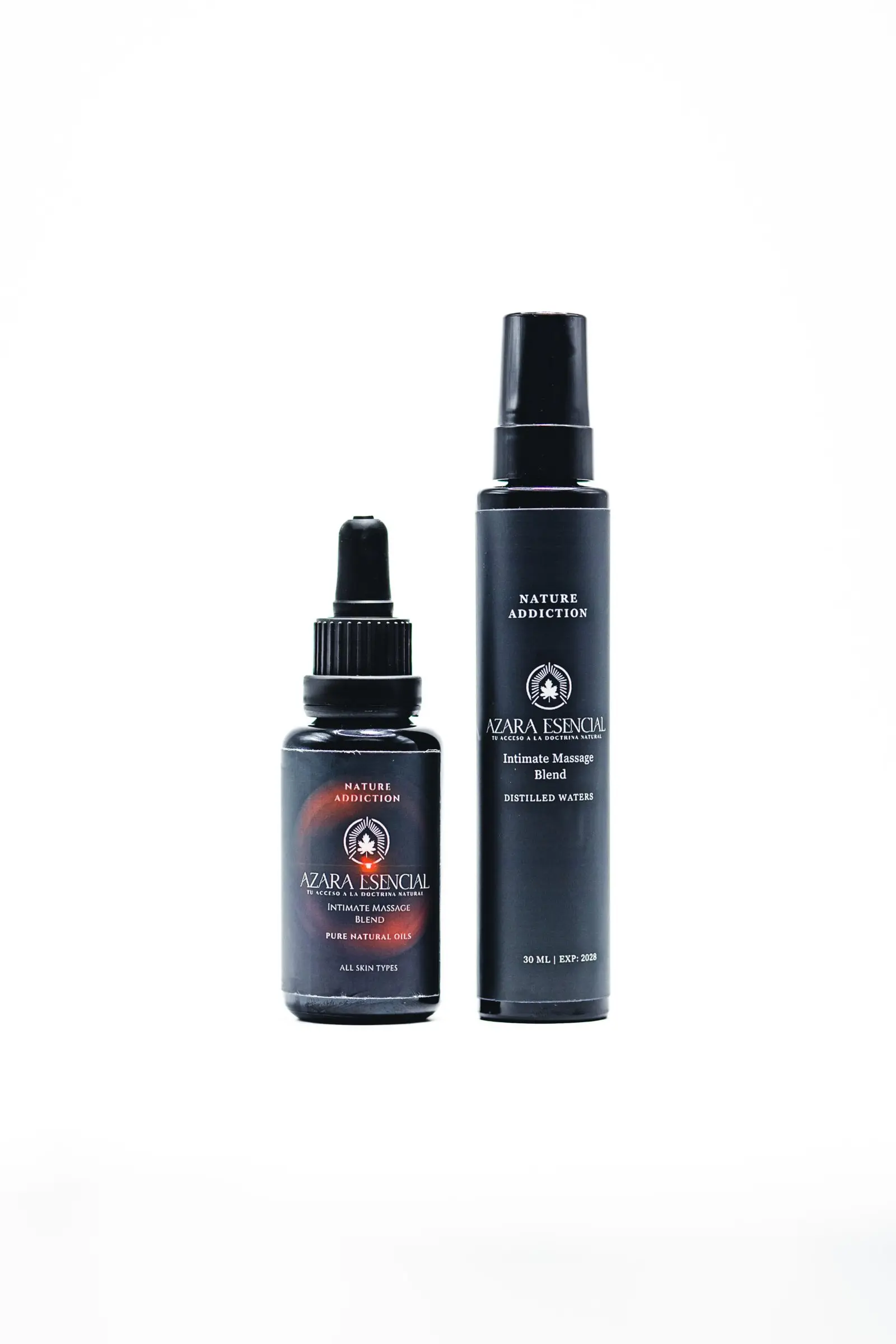 Intimate massage blend BY azara natural product shot with white background